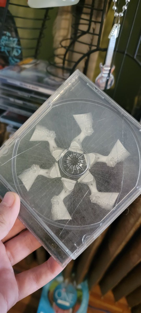 OMEGAG4MES's tweet photo. Fs in the chat boys. I was in a car accident totaled the car and im only realizing now after the car is gone and im looking through stuff that my signed copy of single entendre by @hctmummies was unfortunately still in the cd player 🙃 rip https://t.co/RnCyuMAP9t