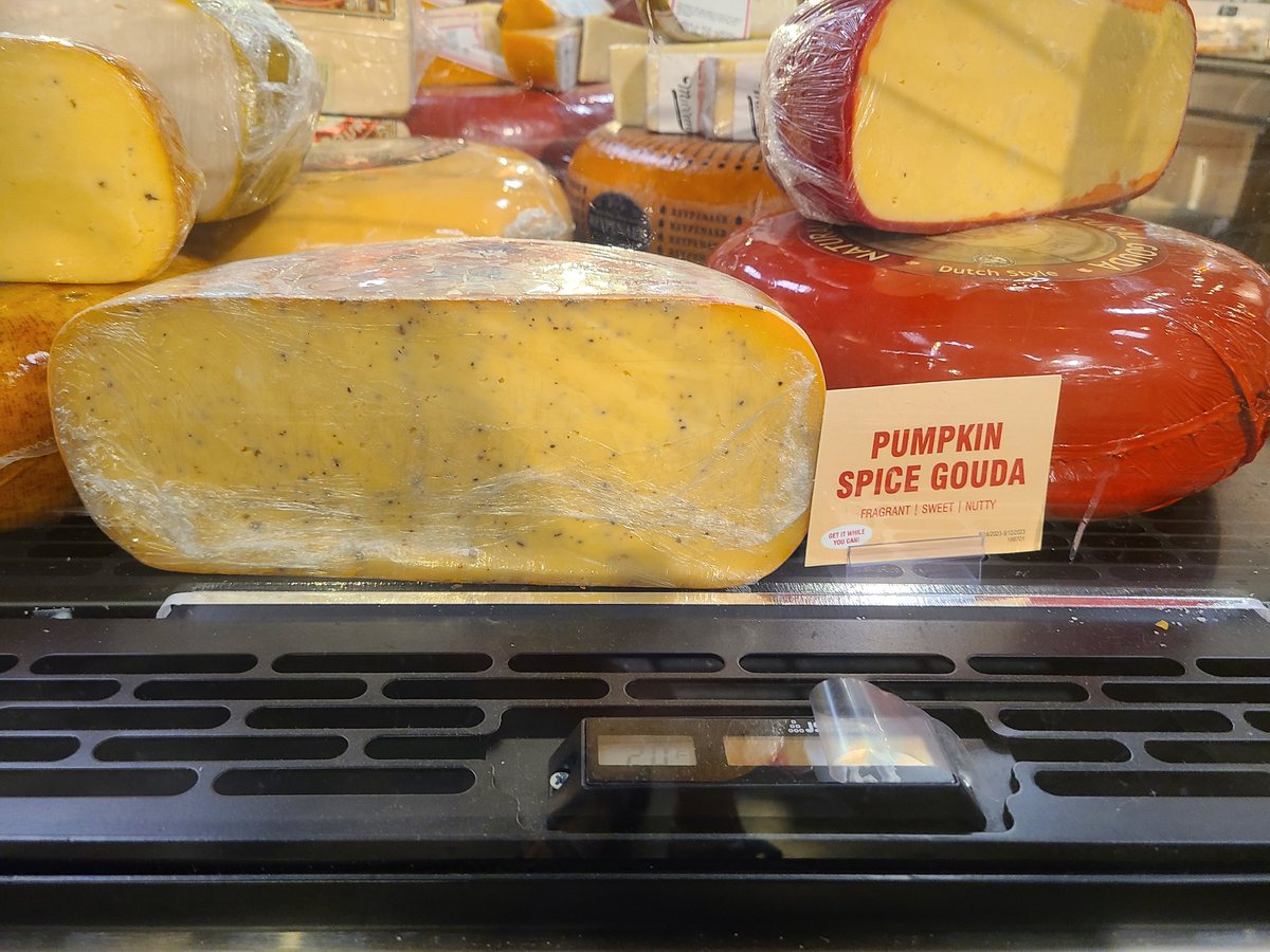 It wouldn't be Fall in Wisconsin without pumpkin spice cheese.
