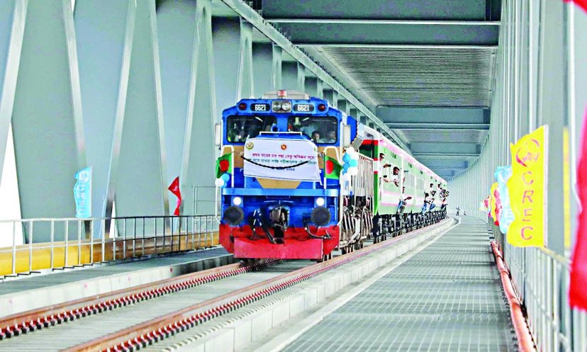 পদ্মায় ট্রেন চলাচলের উদ্বোধন ১০ অক্টোবর