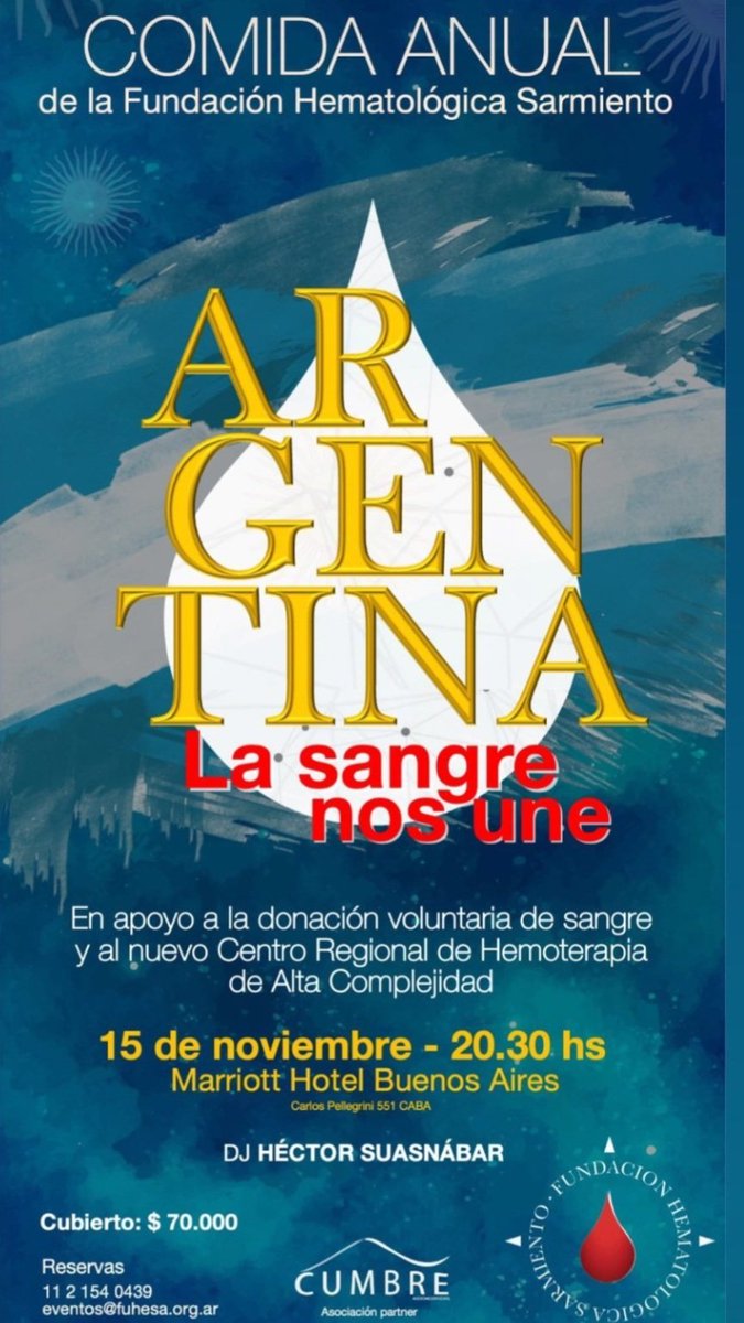 No te quedes afuera de este  importante  Evento a Beneficio #Sponsor #aportes #mesas #corporativas