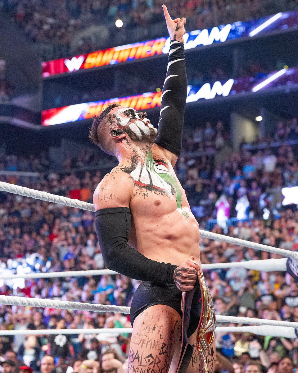 WWE's tweet photo. Say hello to Grand Slam Bálor! 😈

@FinnBalor https://t.co/MD5F2H32RI