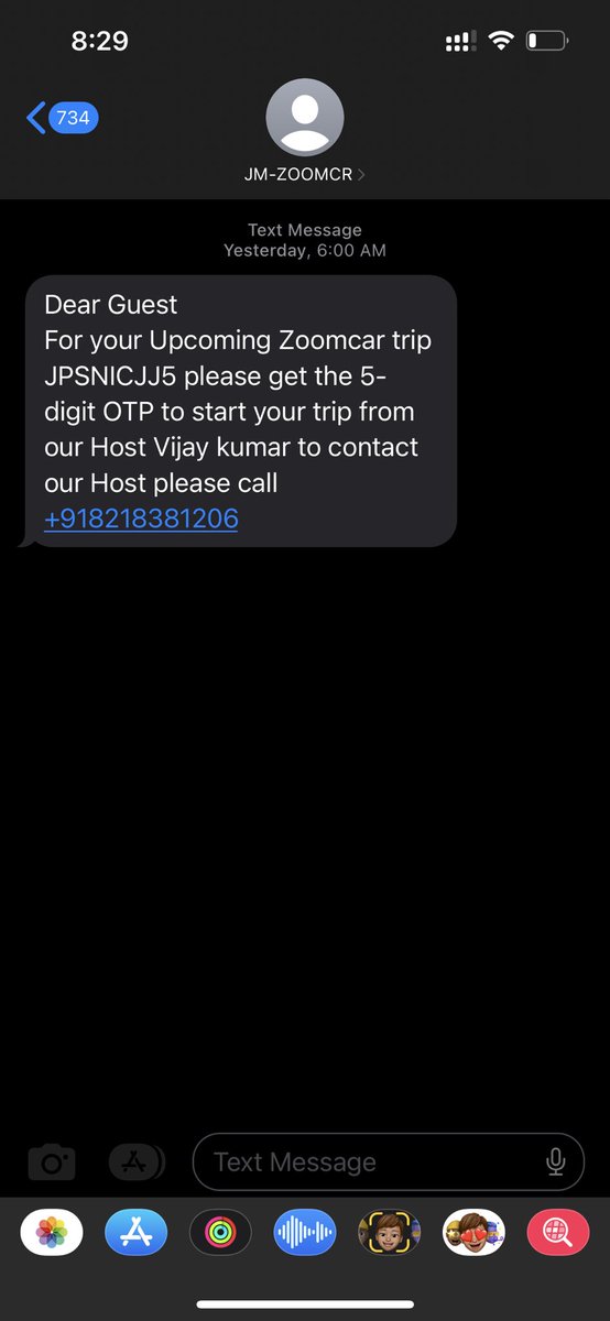 _iamdvs's tweet photo. @Zoomcar_India @ZoomcarDEL Here are the screenshots for the message I received and the call logs. Expecting a quick resolution. https://t.co/ZZPNsBZz8W