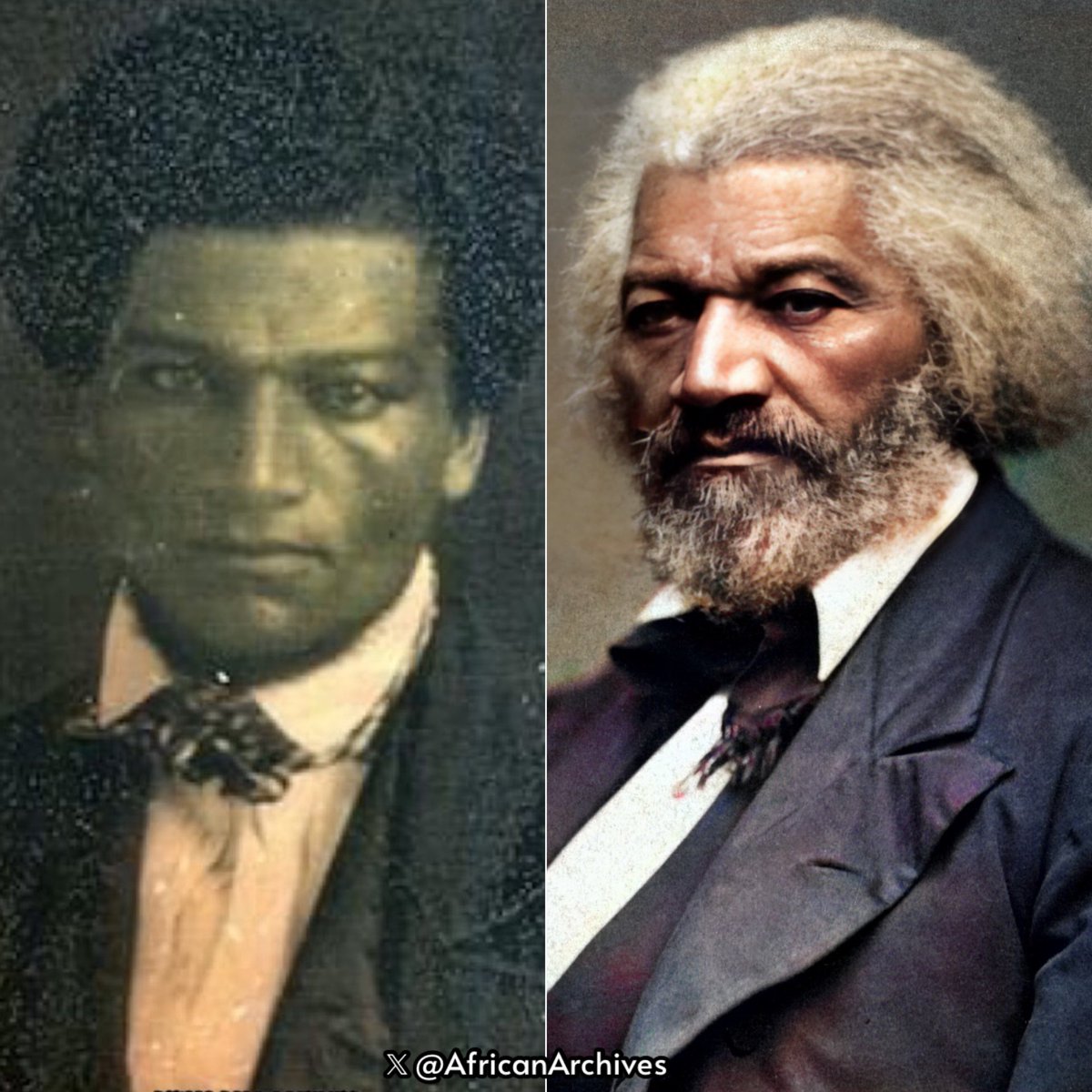 On this day in 1838, Frederick Douglass escaped to freedom and found his calling as a leading voice in the abolitionist movement.

Douglass escaped slavery by boarding a train to Havre de Grace, Maryland. He was dressed in a sailor's uniform, provided to him by Anna Murray, (he