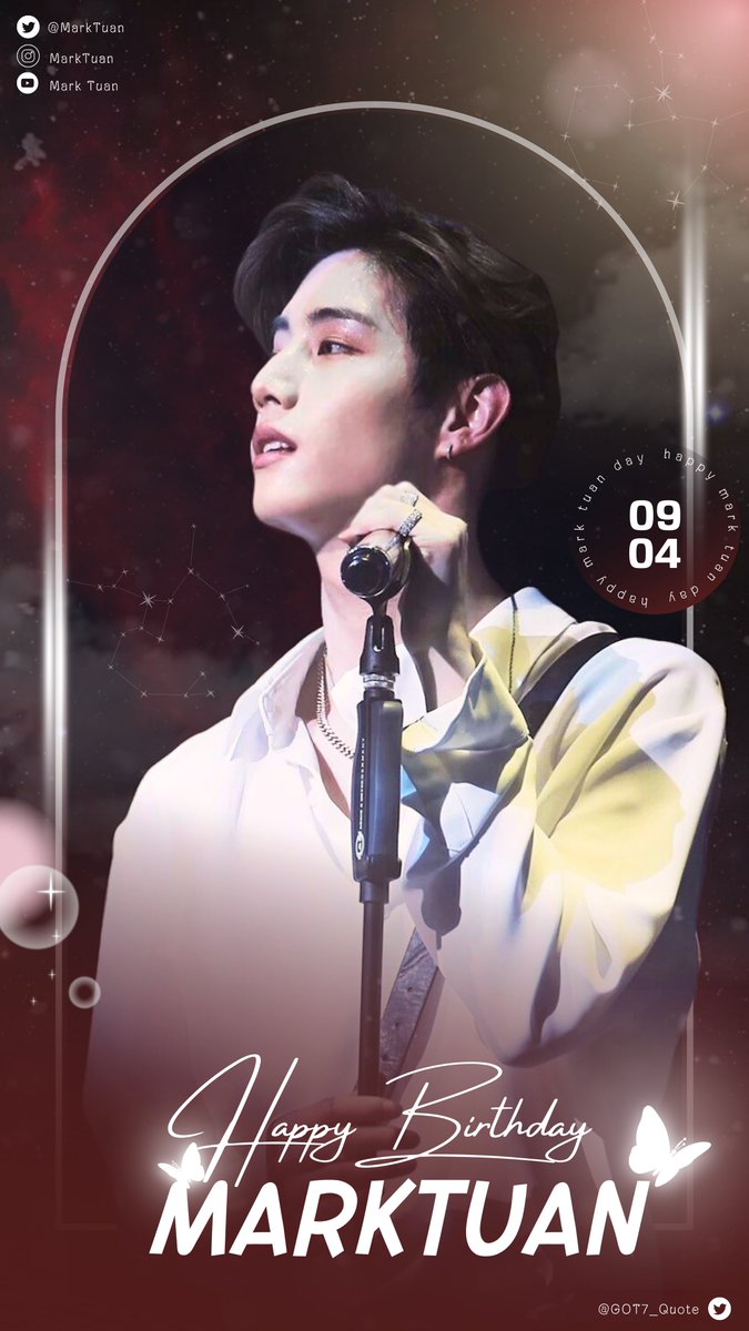 GOT7_Quote's tweet photo. ✨🎂𝐇𝐚𝐩𝐩𝐲 𝐁𝐢𝐫𝐭𝐡𝐝𝐚𝐲🎂✨
        ——𝐌𝐚𝐫𝐤𝐓𝐮𝐚𝐧——

พี่ใหญ่ของพวกเรา ปีนี้เป็นปีที่ 30 แล้ว 
ขอให้สดใสในทุกวัน ประสบความสำเร็จในทุกทางที่ก้าวเดิน มีความสุขกับทุกสิ่งที่ลงมือทำ พวกเราอากาเซ่จะคอยสนับสนุนและชื่นชมมาร์คแบบนี้ตลอดไป รัก💚

#MarkTuan #GOT7 #갓세븐 @GOT7 https://t.co/TKBMUzrwRz