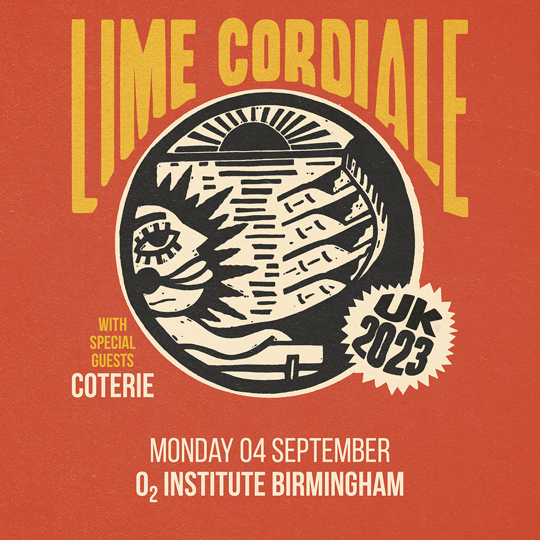 The clock is ticking and there aren't many tickets left! Tomorrow, @limecordiale are in the house with guests @coterieband. Hit the link quick if you wanna join us - amg-venues.com/K6Eg50PGLIP