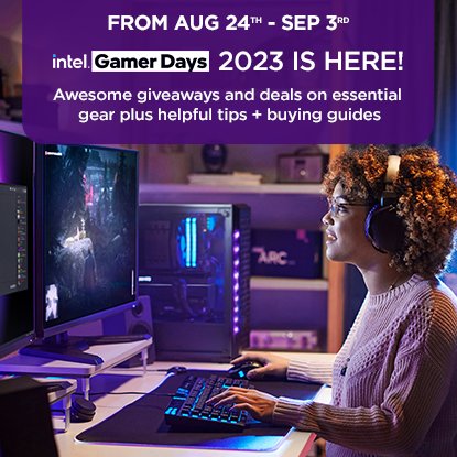 Last Chance to get in on #IntelGamerDays!
Visit bhpho.to/IntelGamerDays… for helpful tips, buying guides, deals on essential gear, and GIVEAWAYS while there's still time!