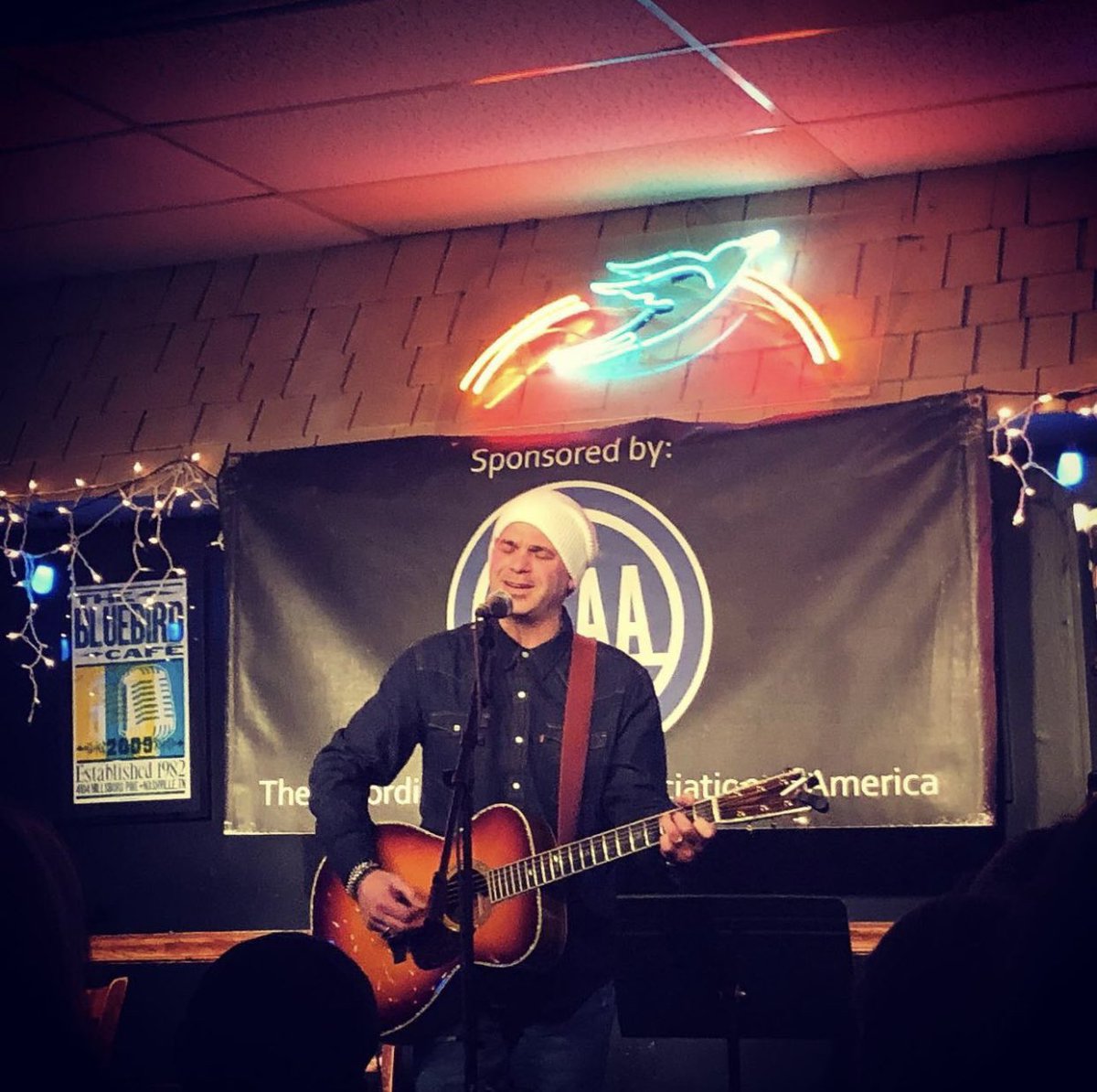 m_braunfeld's tweet photo. I first played @bluebirdcafetn a little over a decade ago and joined the family in 2014. What can I tell you about tonight’s Writers Night? Well, it’s going to be a very special one for me. Hope to see y’all there. 🖤MB https://t.co/lyesBDo0M5