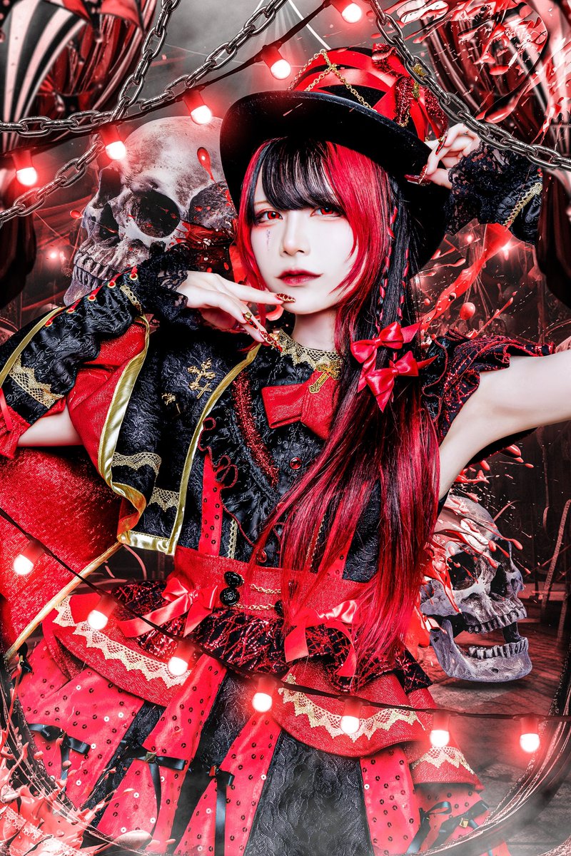 「個人アー写もマッドなサーカスをベースにそれぞれのコンセプトでコラージュ!かわかっ」|カズシフジイ-ENISHI-のイラスト