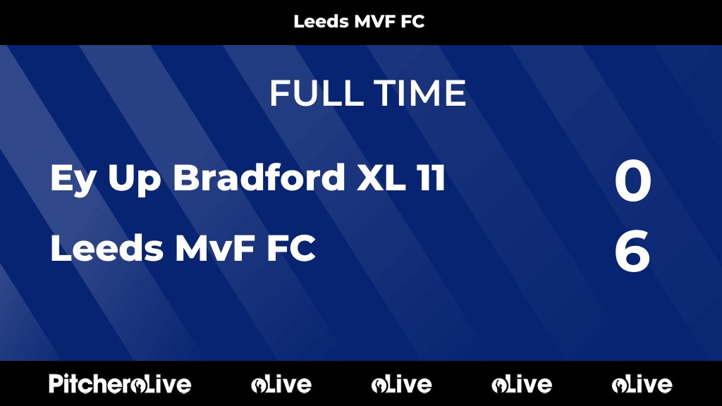 FULL TIME: Ey Up Bradford XL 11 0 - 6 Leeds MvF FC
#EYULEE #Pitchero
pitchero.com/clubs/leedsman…