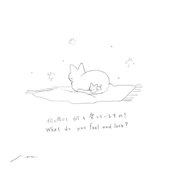 何を感じて 何を愛していますか?

What do you feel and love? 