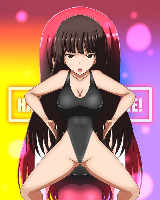 悪堕ちで使ったネタをハイグレで使うとどんな感じになるか試しに描いてみたんだ……データ改竄ネタはもう少し踏み込んで作ってみたいものだ…… 