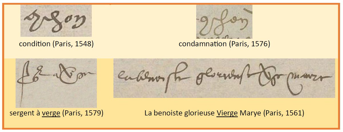 On ne le dira jamais assez : le contexte est indispensable en paléographie. Des graphies identiques peuvent avoir des sens résolument différents, en fonction de ce qu'a voulu exprimer le scripteur. Le paléographe doit adapter sa lecture à l’esprit du texte.

#paléographie