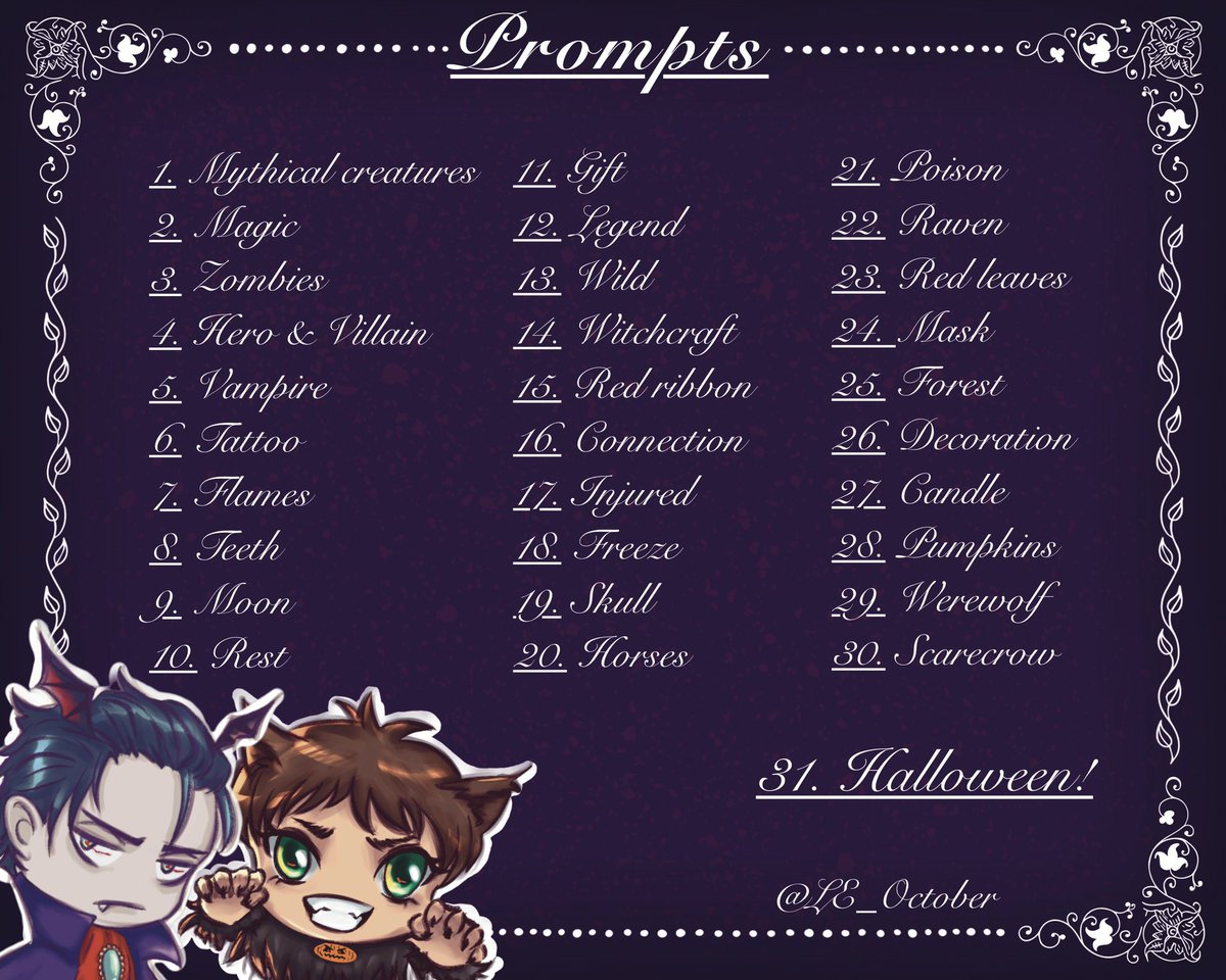 And now we are happy to present you rules and prompts for #RivaEreriOctober23!🤩
Below you will find several translations thanks to our amazing friends, so if you want to help us add even more do not hesitate to message us!
This event is for everyone so let’s have a good time❤️💚