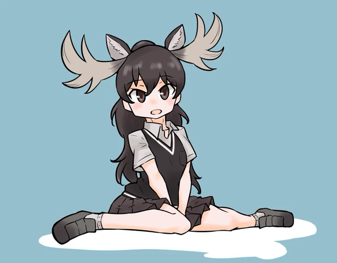 まだまだ暑い!ということで夏服ヘラジカ。 