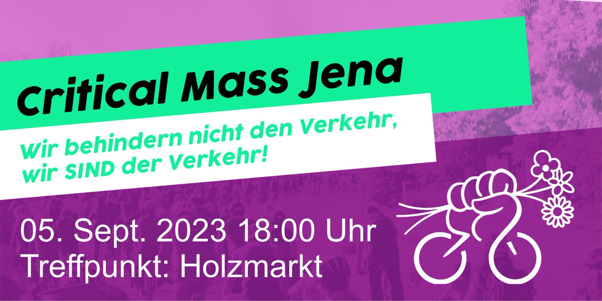 Critical Mass Jena 💙💛 tweet media