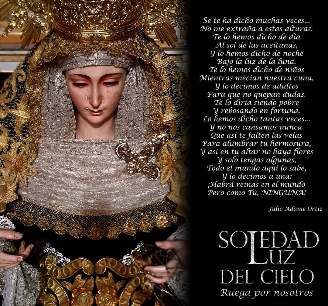 HdadSoledad84's tweet photo. "𝑻𝒐𝒅𝒐 𝒆𝒍 𝒎𝒖𝒏𝒅𝒐 𝒂𝒒𝒖𝒊́ 𝒍𝒐 𝒔𝒂𝒃𝒆
𝒚 𝒍𝒐 𝒅𝒆𝒄𝒊𝒎𝒐𝒔 𝒂 𝒖𝒏𝒂:
𝒉𝒂𝒃𝒓𝒂́ 𝒓𝒆𝒊𝒏𝒂𝒔 𝒆𝒏 𝒆𝒍 𝒎𝒖𝒏𝒅𝒐
𝒑𝒆𝒓𝒐 𝒄𝒐𝒎𝒐 𝑻𝒖́, 𝑵𝑰𝑵𝑮𝑼𝑵𝑨"

5 días https://t.co/pkzpnf0Xu6