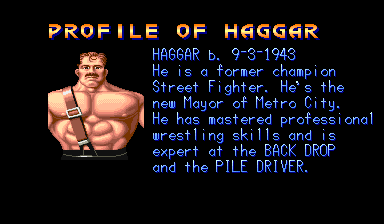 VGDensetsu's tweet photo. Haggar turns 80 today! https://t.co/qEbzTiP1Fx