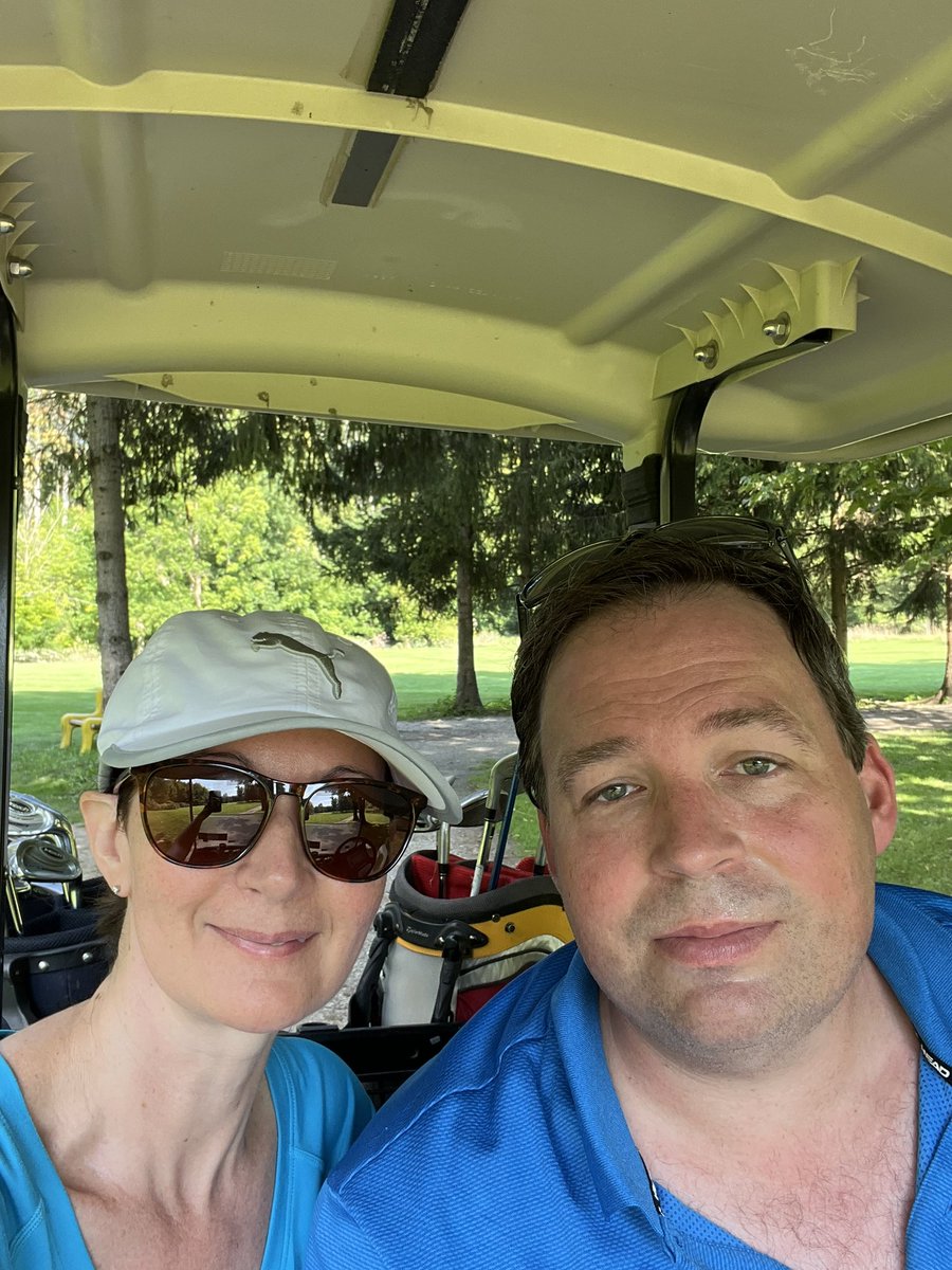 First time out golfing in years, hoping to start going out more often. Happy long weekend! 😎👍