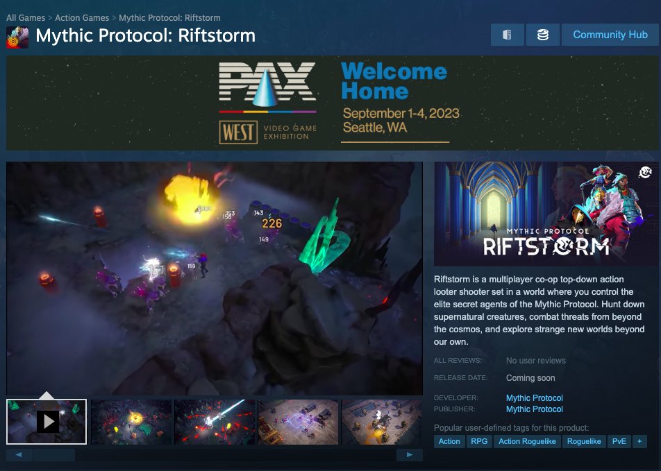 We are featured in front of the Co-op section on the PAX West 2023 Steam page 🥹 If you're seeing this, it might be a sign for you to wishlist 😌 store.steampowered.com/app/2282790/My… Visit us at Hall 1-2, booth 2924 if you're here! #PAXWest2023 #PAXWest