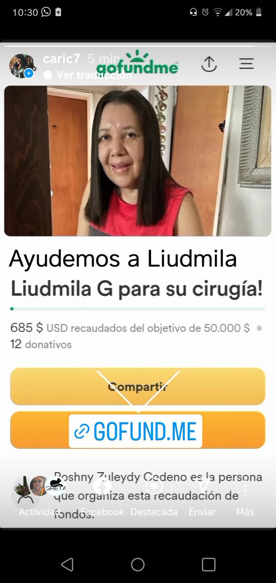 Caricari7's tweet photo. Liudmila García tiene un tumor cerebral y debe ser operada urgentemente. Tanto Liudmila como su familia no cuentan con el dinero para costear la cirugía. 
Solicitamos su ayuda difundiendo esta campaña y/o donando aquí 🔽 https://t.co/PzgNx1bY74
Gracias por su apoyo! Bendiciones! https://t.co/SJBbfifGON