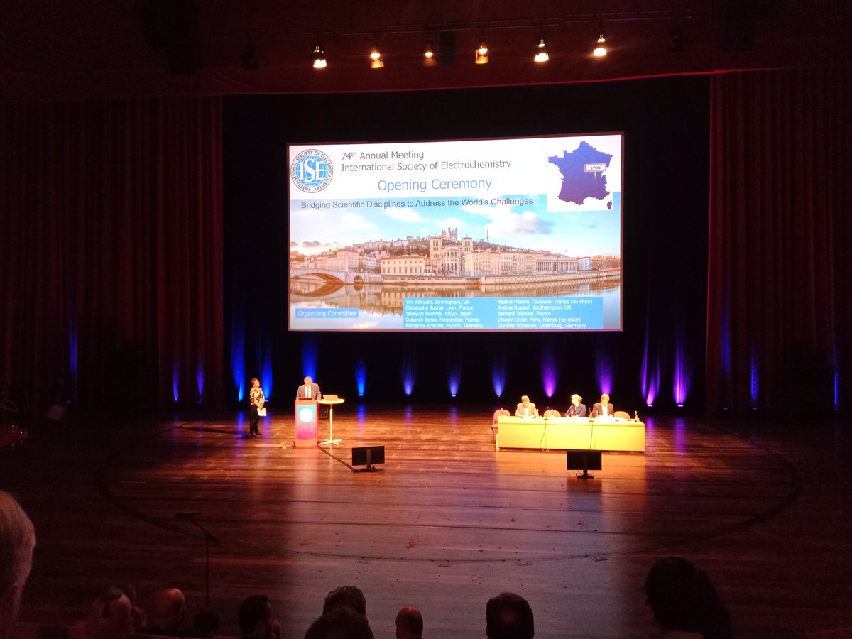 My first #ISE Annual Meeting in presence after so many years of electrochemistry! Looking forward to learning from the best and enjoying Lyon! It feels good to be part of such community! #ISE2023 #ISE74
