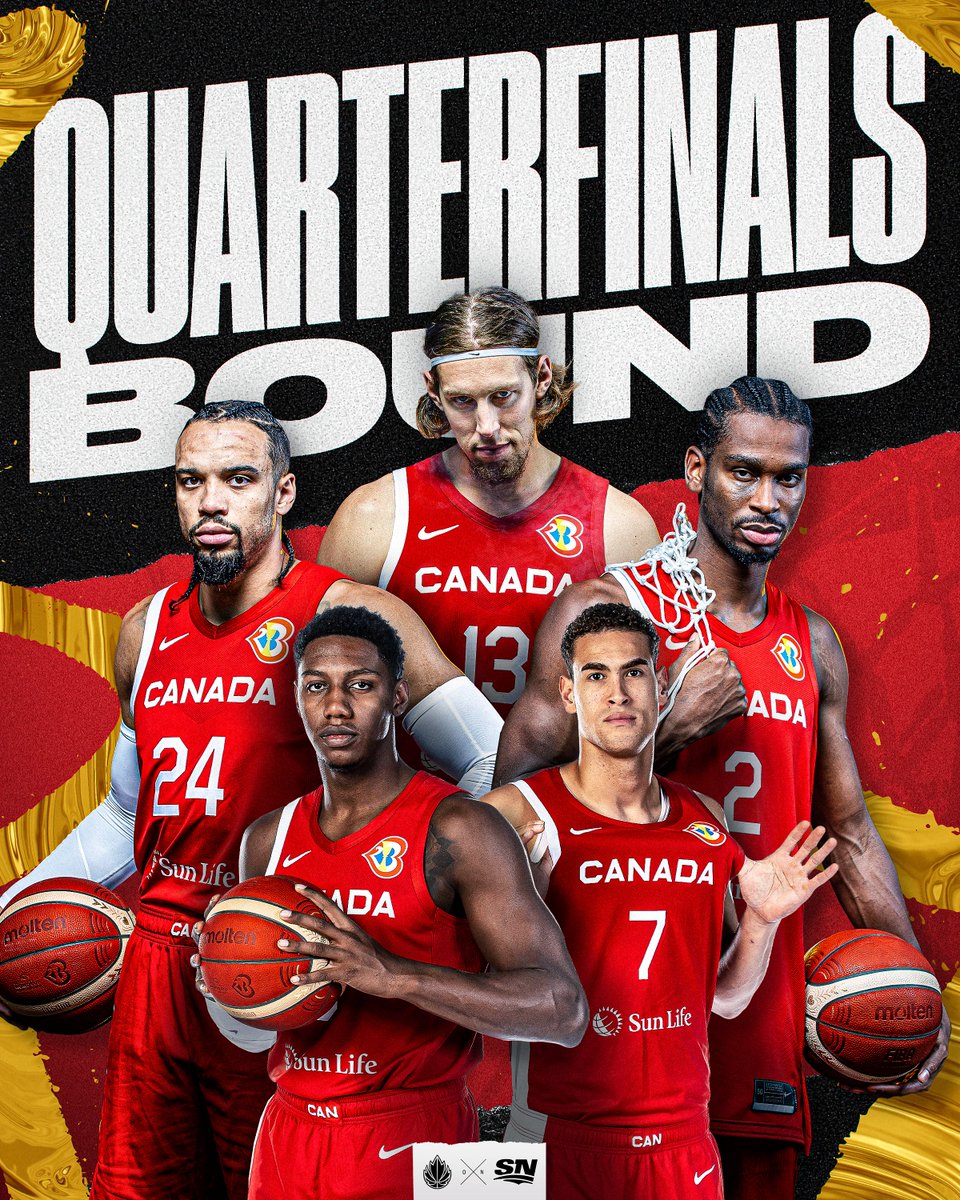 CANADA BOOKS THEIR TICKET TO THE QUARTERFINALS! 🇨🇦

<a href="/CanBball/">Canada Basketball</a> | #FIBAWC