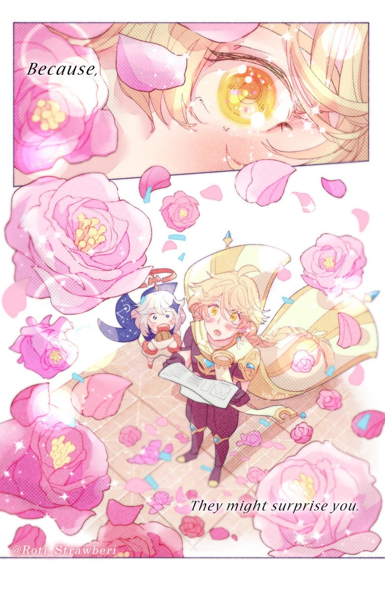 Roti_Strawberi's tweet photo. I'll grow thousands of roses if that's what it takes for you to forgive me.🌹
#リネ空 #Lyneyther #Lyney https://t.co/tVif4bV0tC