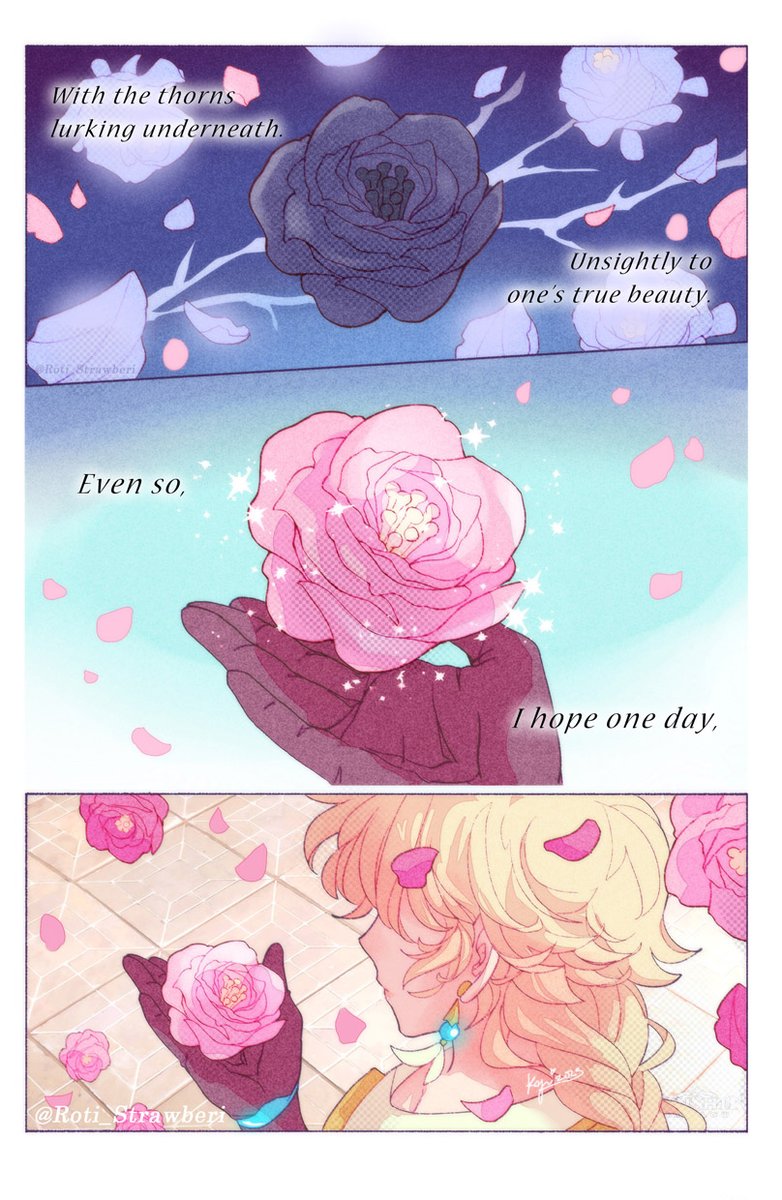 Roti_Strawberi's tweet photo. I'll grow thousands of roses if that's what it takes for you to forgive me.🌹
#リネ空 #Lyneyther #Lyney https://t.co/tVif4bV0tC