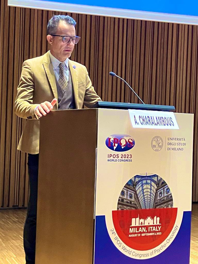 EuropeanCancer's tweet photo. The @EuropeanCancer team has been proud to play a full role in this year’s very successful @IPOSPsychoOncol Congress in Milan

We were led by our President @AndreasC466 who gave a keynote presentation on Making Good Decisions in the Complex World of Cancer 

#IPOS2023 #IPOS23 https://t.co/RNfyPC76Xv