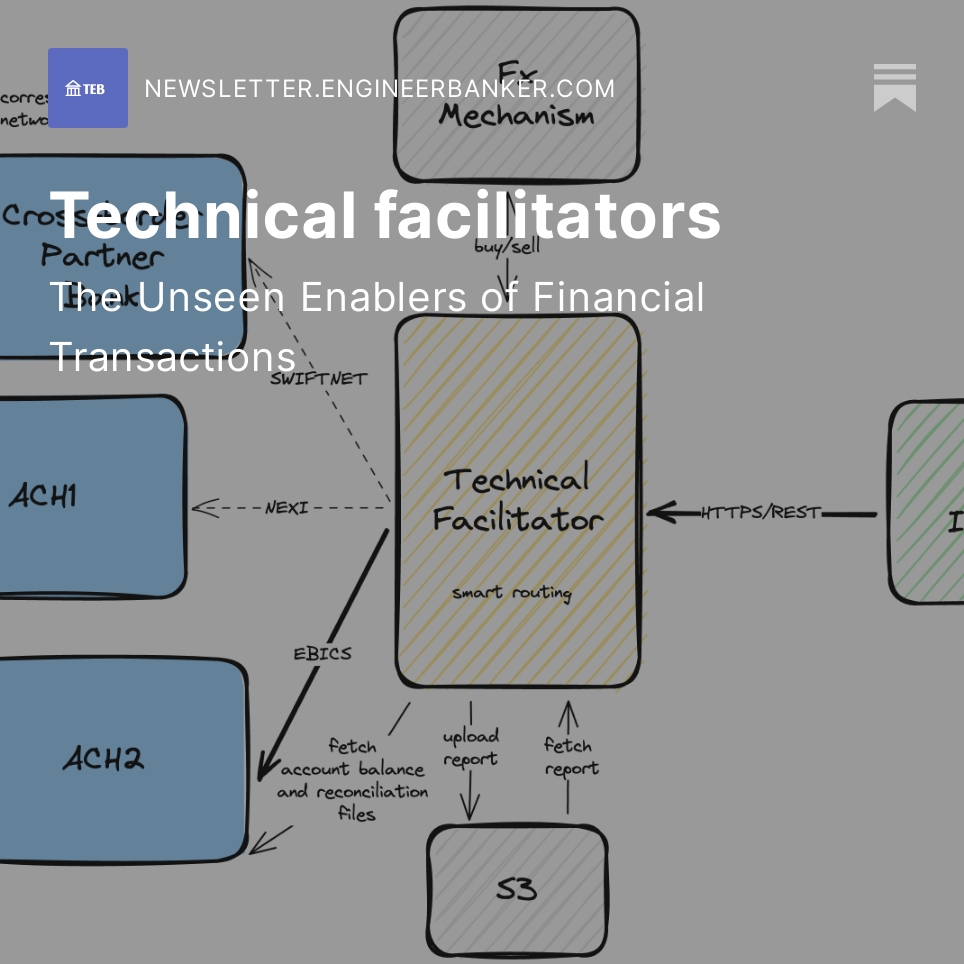 Unlock the full potential of your payment operations with technical facilitators! Learn how in our latest article:
 open.substack.com/pub/engbanker/…