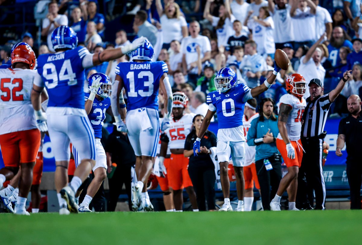 BYU - NCAA Football : Micah Harper - White Fashion Jersey