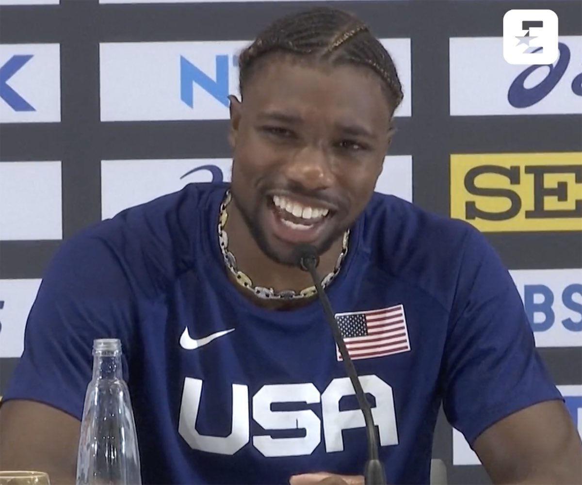 Noah Lyles on Lithuanian’s win over USA 

“If I understand correctly, Lithuania is now NBA champion. The best players in the world play in Lithuanian league.”