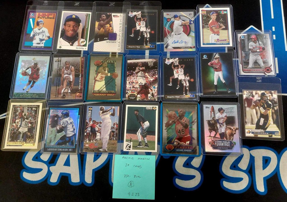 Did my first ever PSA sub with <a href="/sappyscards/">Sappy's Sports Cards</a>  thanks for the help. Made it really easy.
