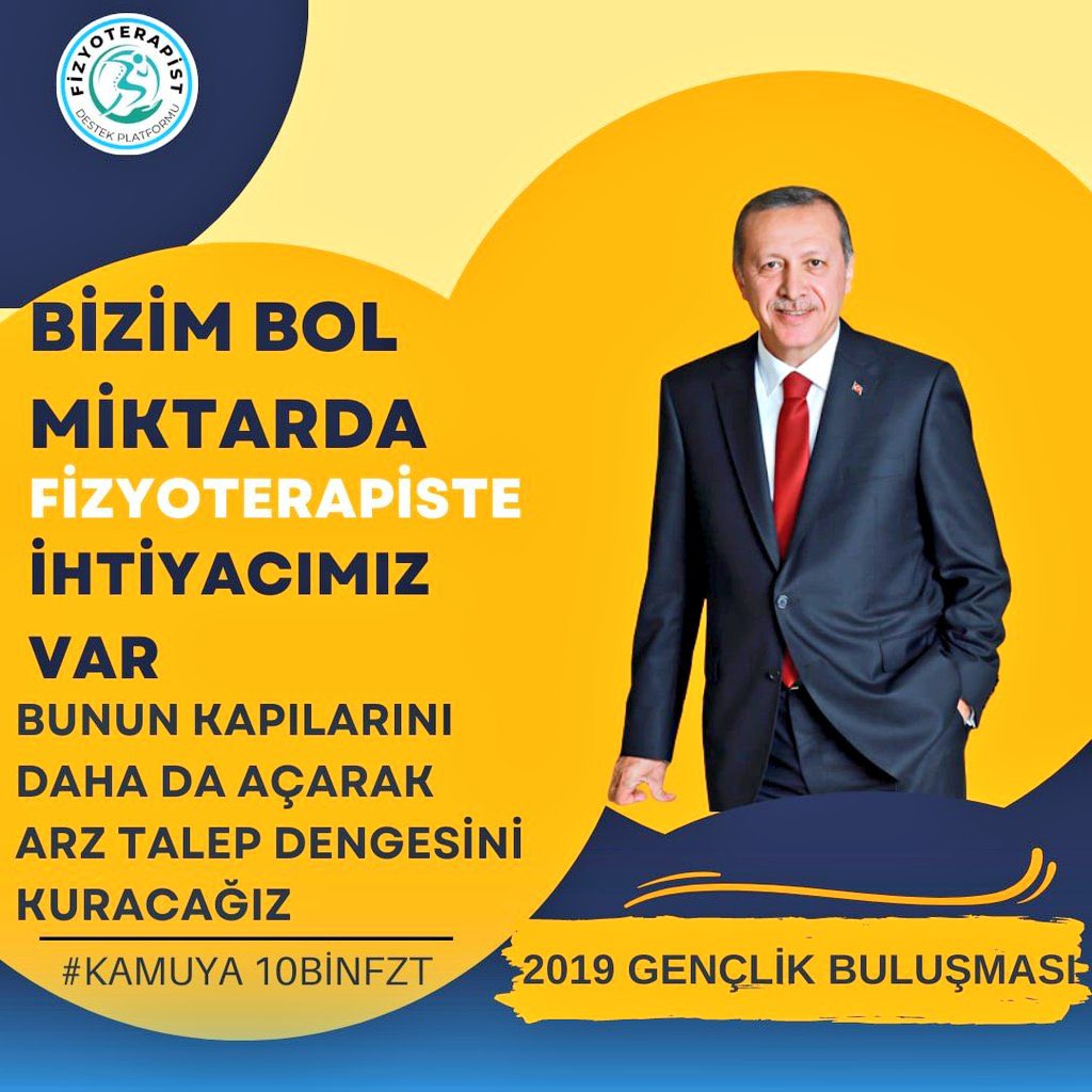Sayın vekilim @Emre_Caliskann 8 Eylül Dünya Fizyoterapistler gününde biz atama bekleyen fizyoterapistlere müjde gelecek mi? Sayın cumhurbaşkanımızın bize verdiği sözün tutulmasını ve emeklerimizin ziyan olmamasını istiyoruz.
