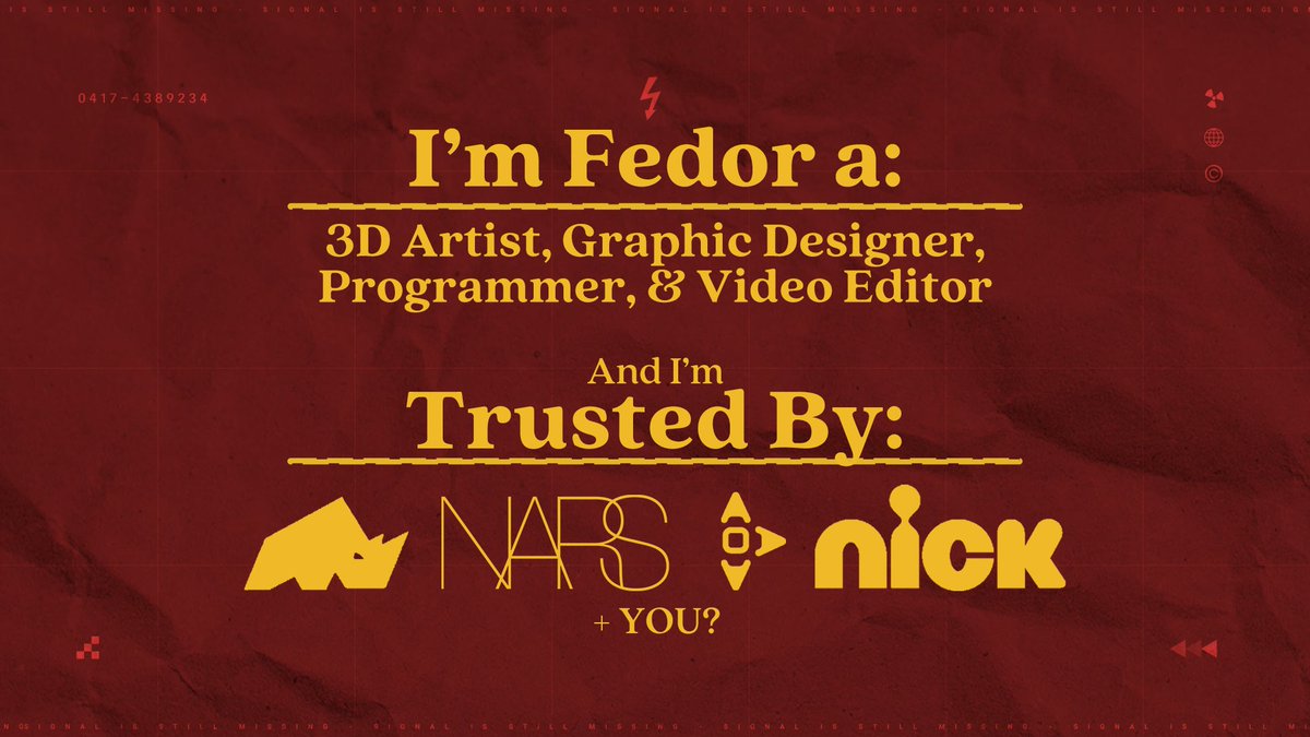 👋 Yo, I'm Fedor, and if you're looking for someone who can do 3D Art, Programming, Graphic Design, Video Editing, and more, read this thread!

📌 Ever since I found Roblox ~2016, I've collaborated on 50+ projects, here's some of the best:

❤️ &amp; 🔁 Appreciated!