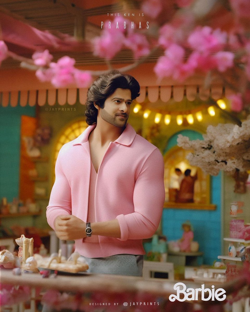 ivdsai's tweet photo. Whoa! Prabhas as a Barbie character. #BoysInPink
#Prabhas #Barbie
Source - JayPrints (Instagram) https://t.co/2dCAII2sSN