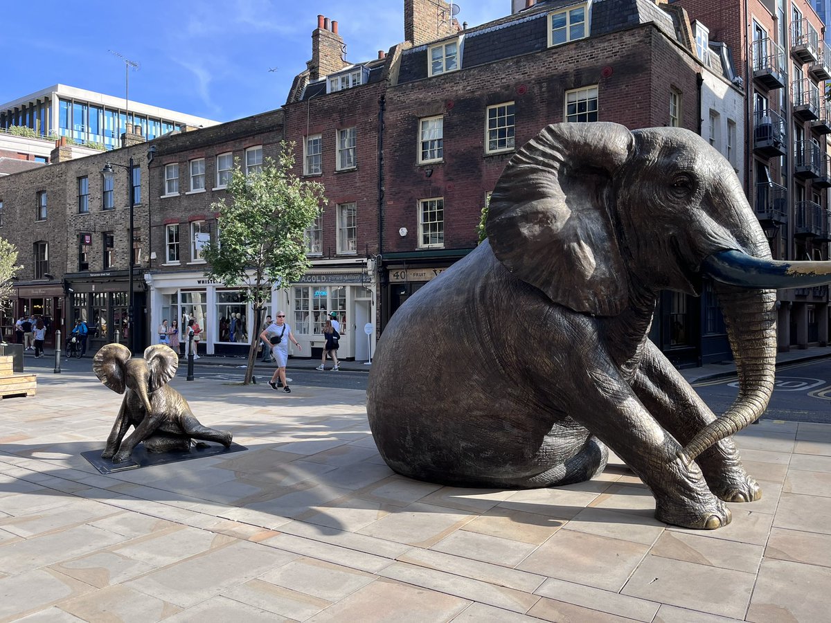 Elephants in Spitalfields ❤️🐘
