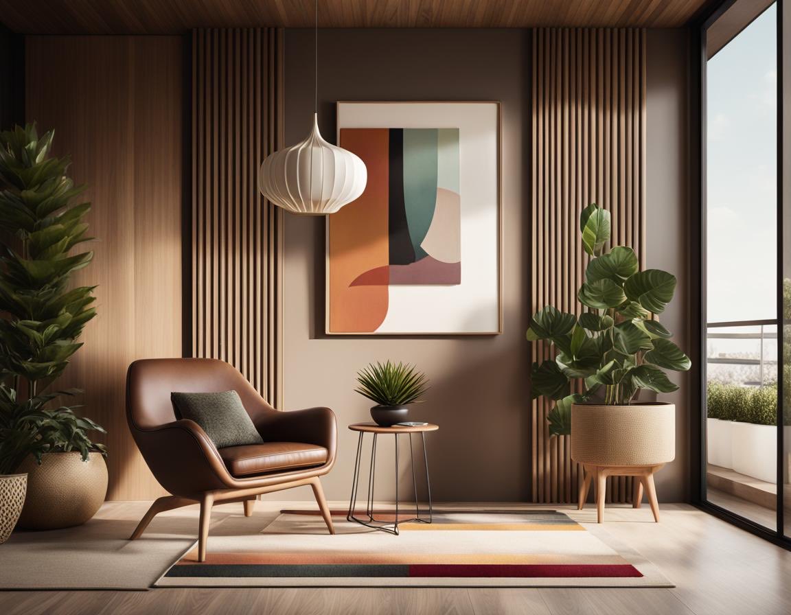 akhileshjoshi's tweet image. Balcony styled with Mid-century Modern design on decor8.ai. #InteriorDesign #HomeDecor #Decor8ai #Architecture ⁦@Decor8AI⁩