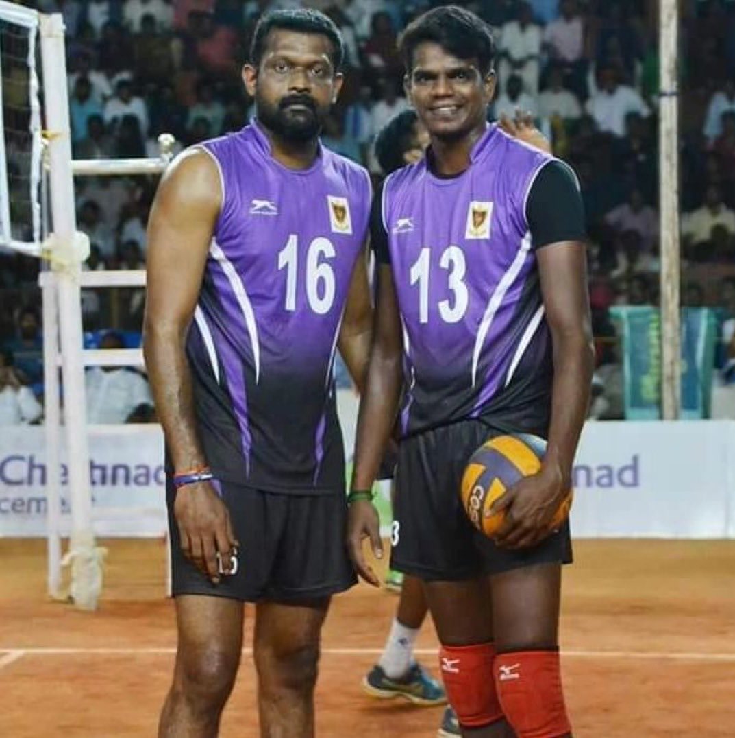 tnrags's tweet photo. I haven’t seen a better pair in Indian volleyball. #Kapil #Praba #Volleyball https://t.co/CuTk5KFc67