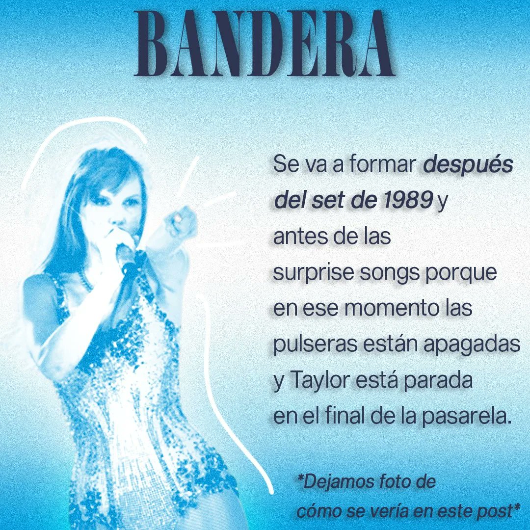 FAN ACTIONS TAYLOR EN ARGENTINA 🫶🏻🪩

Con la ayuda de @/taylorfestargentina (Instagram) y <a href="/TheErasTourArg/">The Eras Tour Argentina</a> hicimos una encuesta en la que ustedes votaron los F.A que vamos a realizar el 9, 10 y 11 de noviembre, y éstos fueron los más votados.