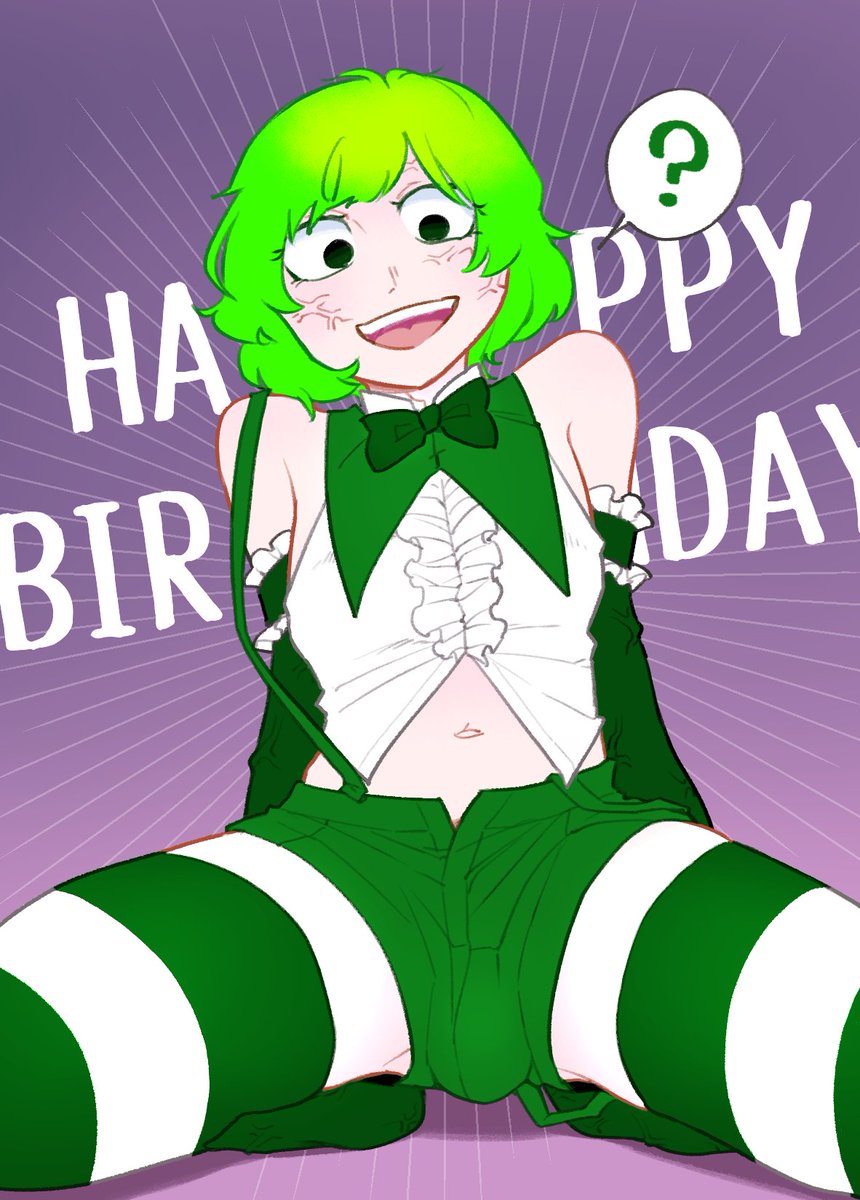 「めちゃくそ遅刻してしまったのですが改めまして生誕おめでとうございます───#絵人」|たみこ＠終　制作・著作｜NBCのイラスト