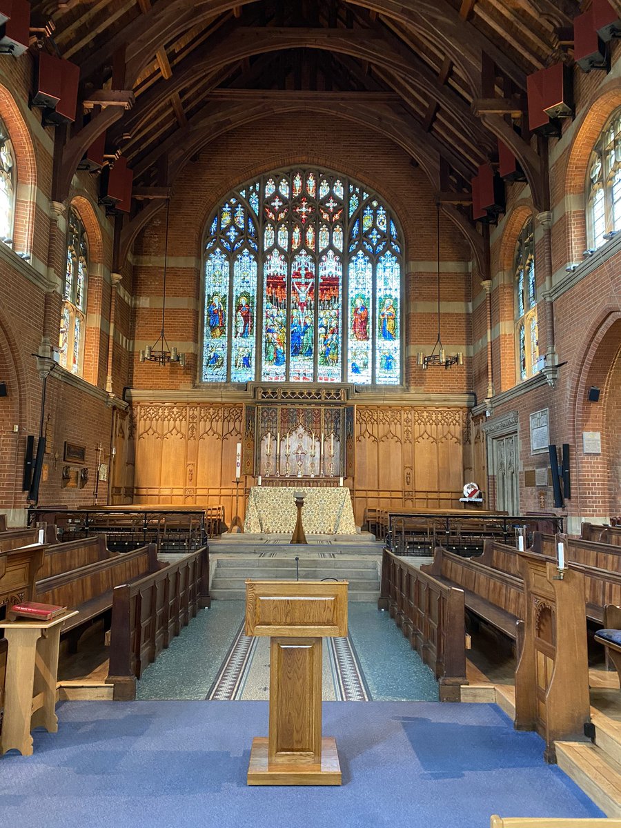 EpsomC_Chaplain's tweet image. All set for the Service of Welcome for our new pupils in the magnificent St Luke’s Chapel @EpsomCollegeUK #welcome #epsomcollegefamily #kindess #integrity #ambition