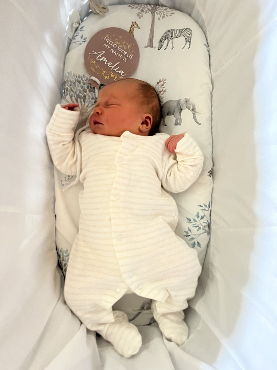 notnanagrom's tweet photo. Welcome to the world - Amelia Margot Morgan - 01/09/23 ❤️ https://t.co/nn2XoydCkS