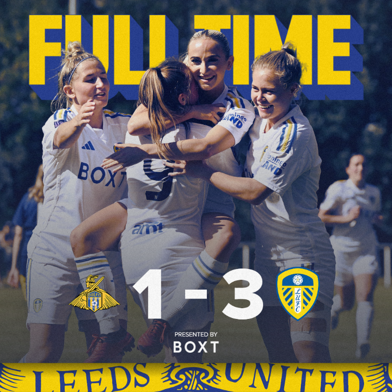 LUFC's tweet photo. 📰 A Paige Williams brace and Kathryn Smith header saw #LUFCW pull off a fantastic 3-1 win over Doncaster Belles