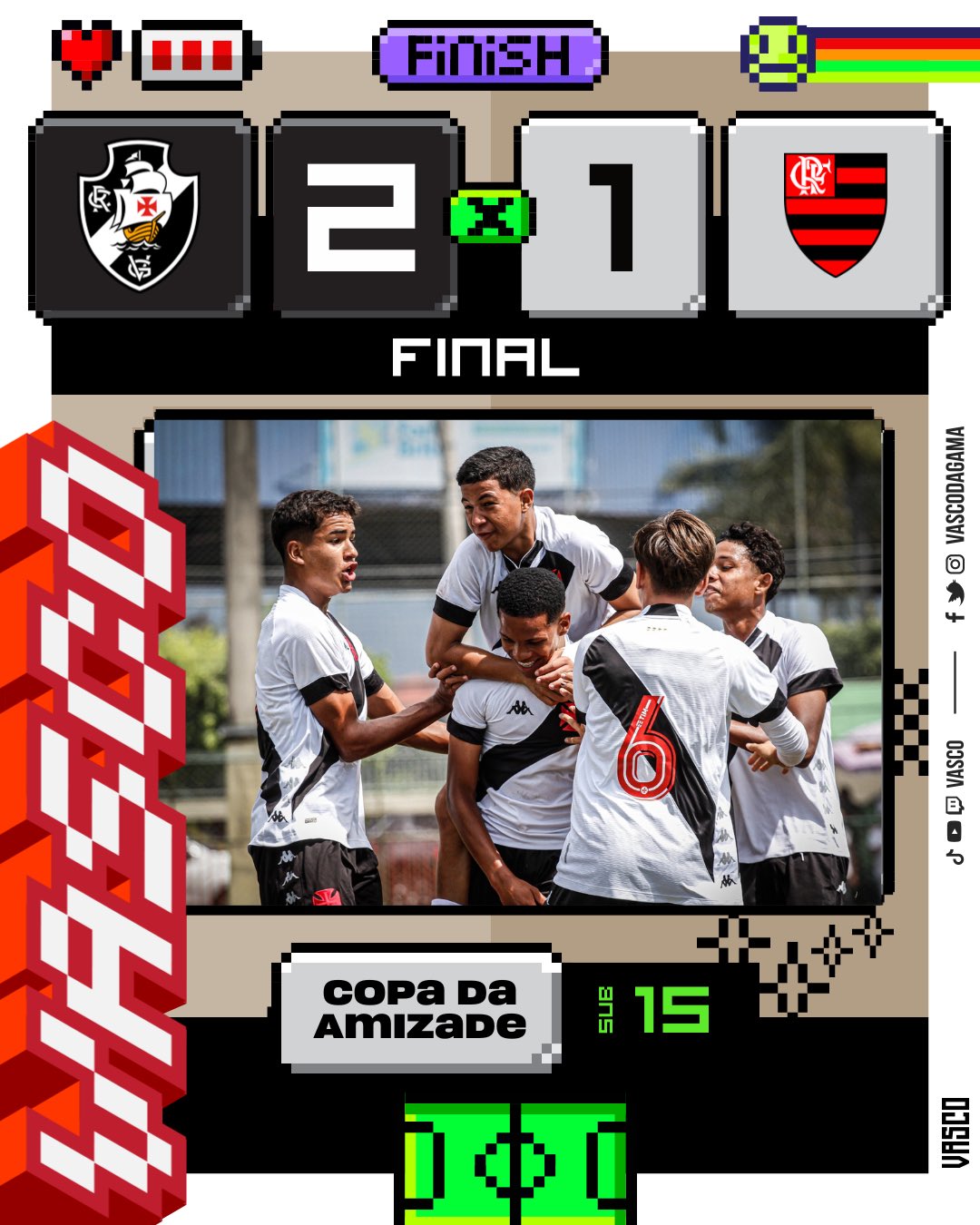 Vasco vence o Cruzeiro e está na final da Copa da Amizade Sub-15 – Vasco da  Gama