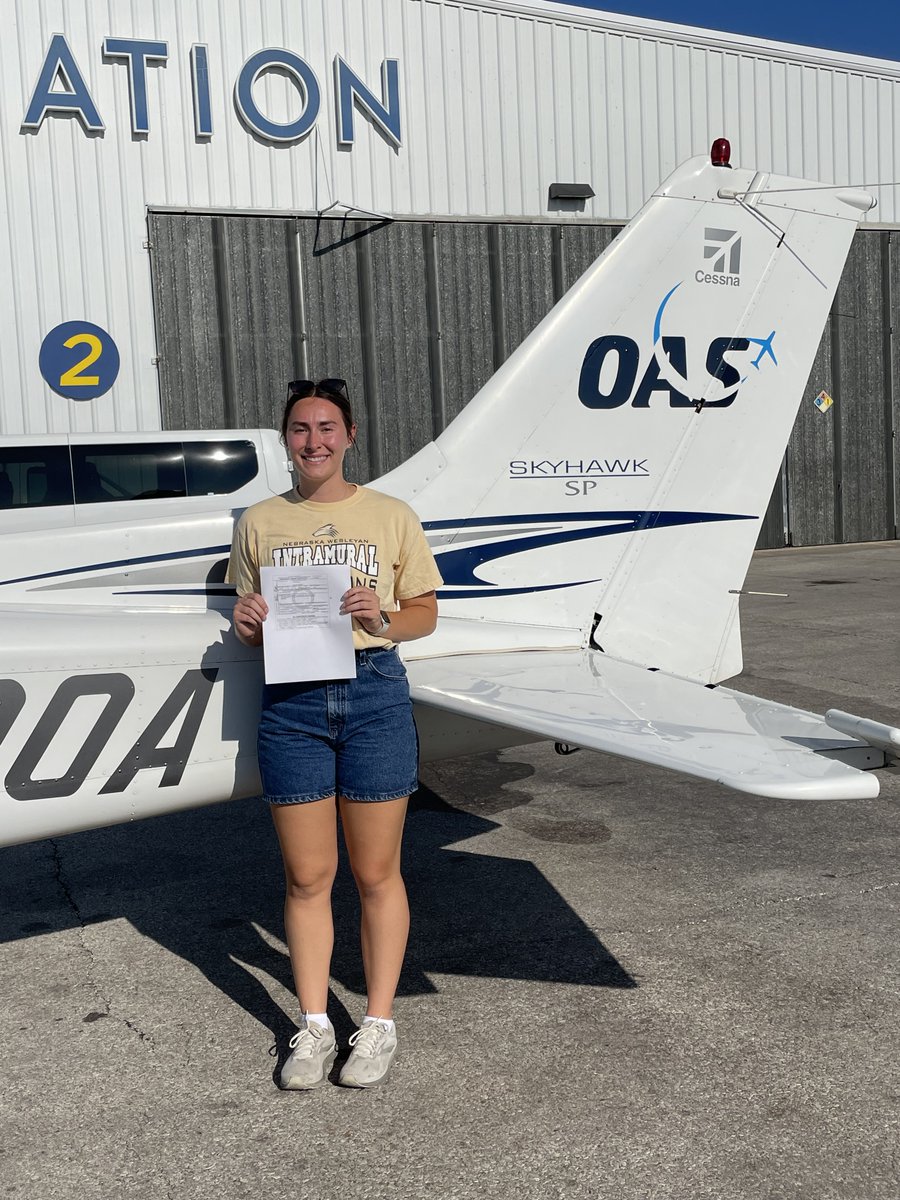 OrtegaAviation's tweet photo. Congratulations Natalie Novak, CFI! #flightinstructor #pilotlife #learntofly https://t.co/NTjiZey1nj