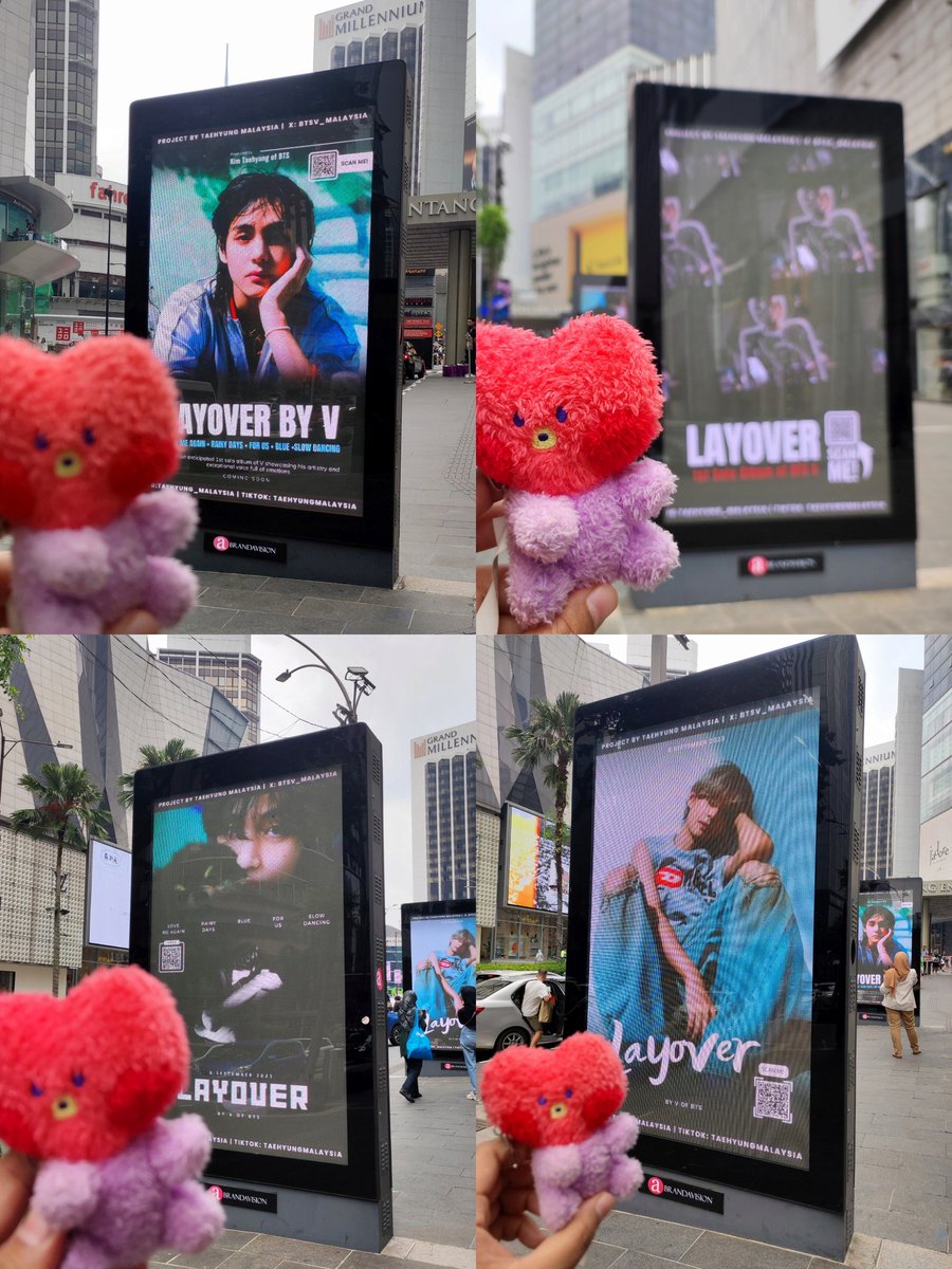 _taestytae's tweet photo. I've been here both day and night and i'm in loveee with these ads! ๐ญ Thank youu so much @BTSV_Malaysia for promoting Tae's Layover album โค๏ธ
#LayoVerPromoForTae #LAYOVER_IS_COMING #V_Layo๊ชer #V_Layover https://t.co/CTrIKVsQMX