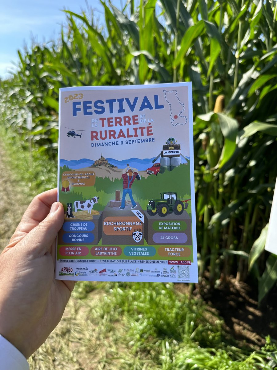 StTRAVERT's tweet photo. C’est à La Mouche cette année le traditionnel rendez-vous de la « fête de la ruralité » organisé par les #JeunesAgriculteurs #JA50 Merci aux très nombreux jeunes et bénévoles pour cette magnifique organisation qui met en avant la #FermeManche et nos filières d’excellence. 🐄🥕🚜 https://t.co/Nwtto0esRz