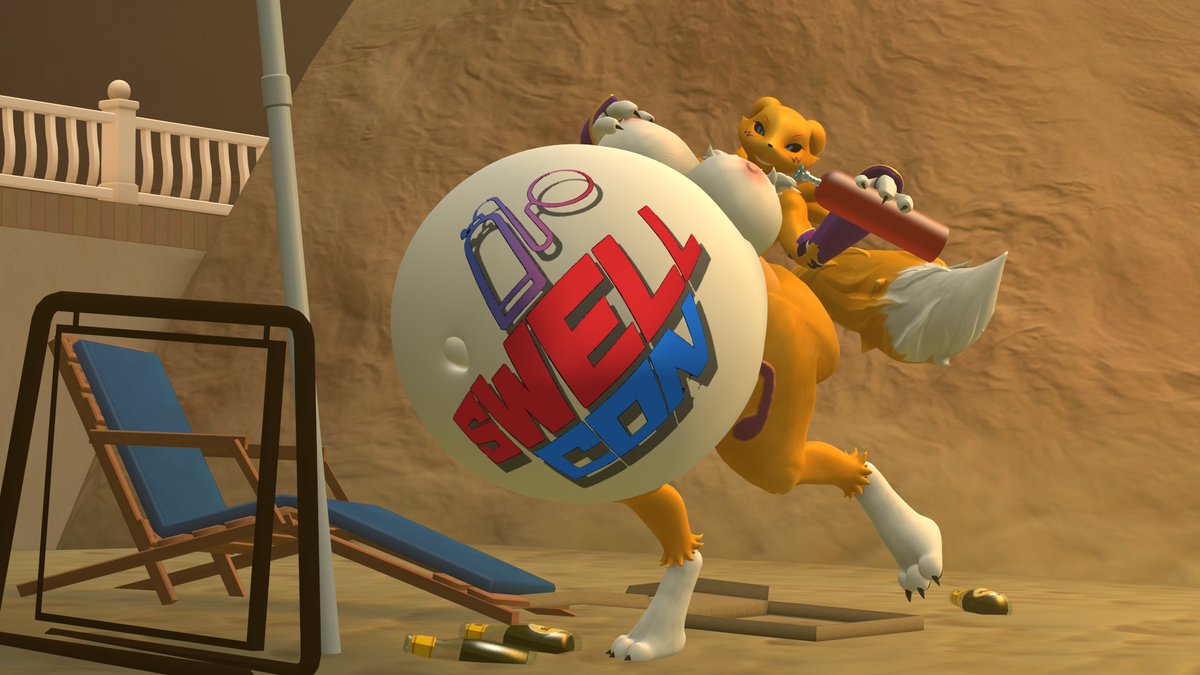 swell_con's tweet photo. Seems Novak was intending on Renamon trying out the summer data package....seemed like it was extra bloated 

Part of the Summer Collab!
FA: https://t.co/vKN0DPSFik https://t.co/DOPXA3XNJa