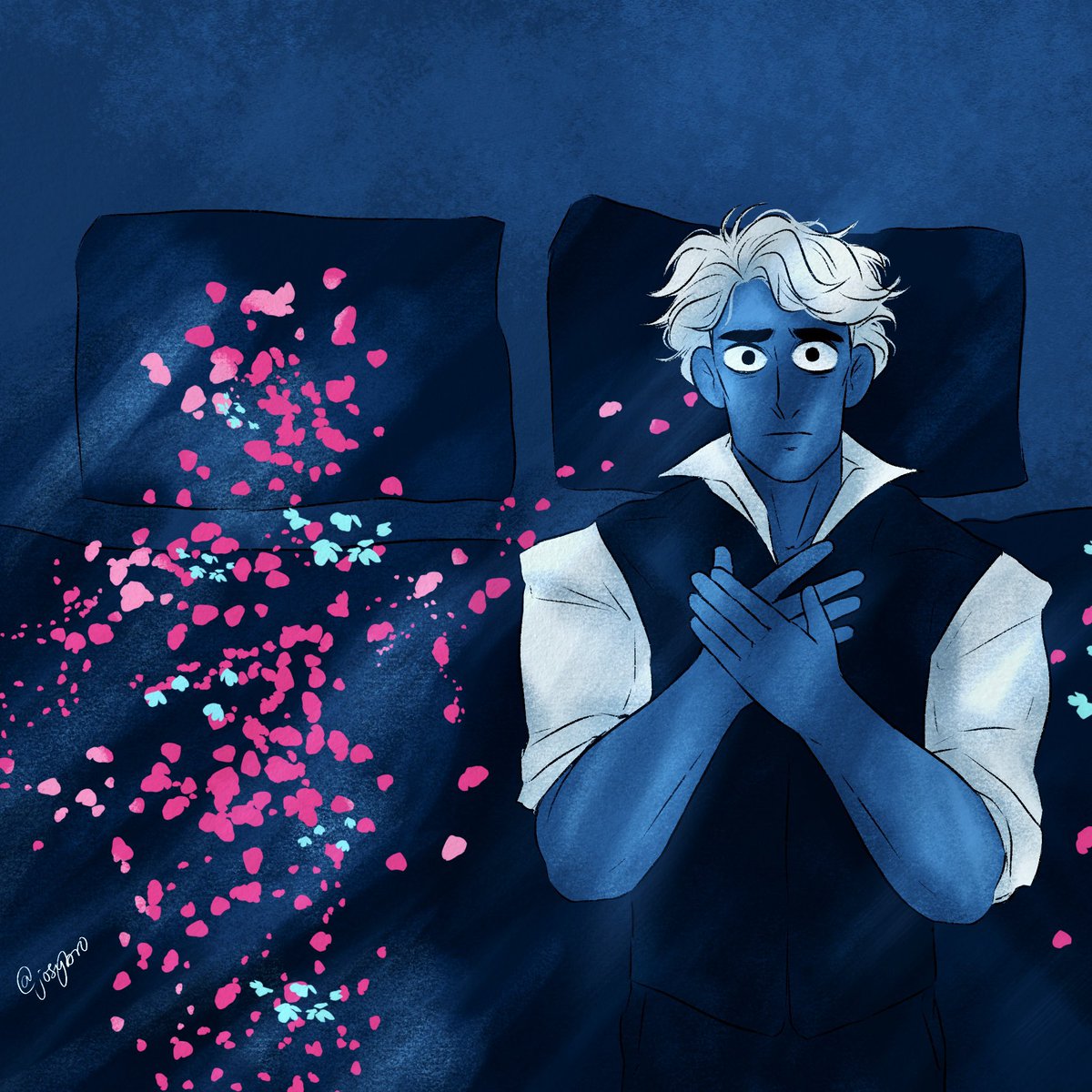 BroJosy's tweet photo. Hades 💙 (the LO re-read has been wonderful 🥲)
#loreolympusfanart #loreolympus https://t.co/d7zf4io9Ye